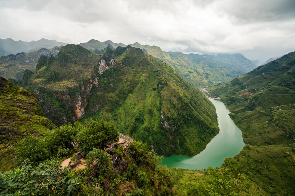 Vista aérea · Vietnam y Camboya
